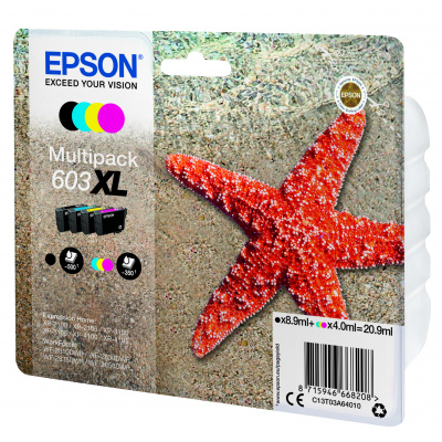 Epson 603XL C13T03A64010 CMYK multipack original ink cartridge