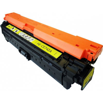 Compatible toner with HP CE742A yellow 
