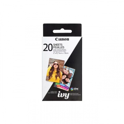 Canon ZP-2030 3214C002 self-adhesive photo paper ZINK 50x76mm (2x3"), 20 sheets, white, thermo