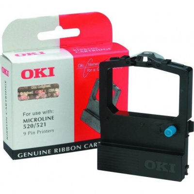 OKI 09004294, black, original color ribbon