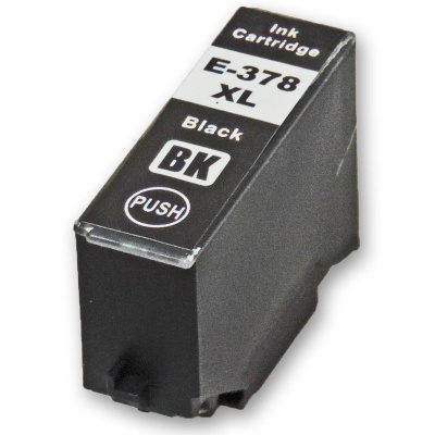 Epson 378XL T3791 black compatible inkjet cartridge