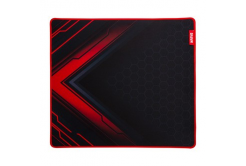 Mouse pad, Blaze M, gaming, black-red, 350 x 300 x 3 mm, Marvo