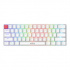 Marvo SABER 61, keyboard US, gaming, wired (USB), white, mechanical, backlight