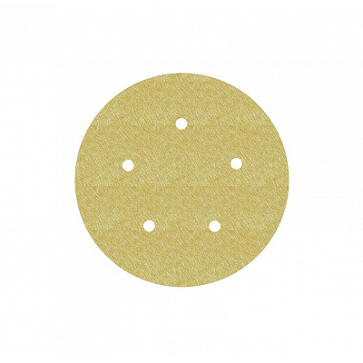 3M 255P GOLD sanding disc, Hookit (hook-and-loop), diameter 125 mm, 5 holes P400