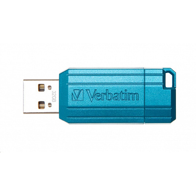 VERBATIM Flash Disk 32GB Store 'n' Go PinStripe, karibská blue