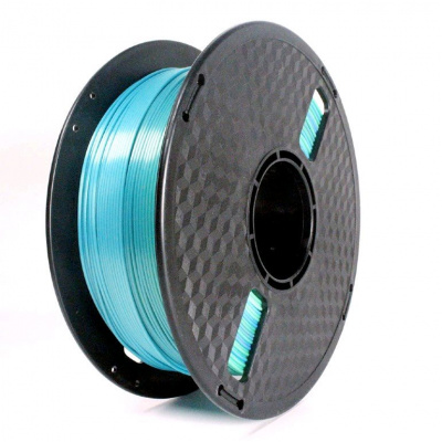 Gembird 3DP-PLA-SK-01-BG, 3D filament, PLA Silk, 1,75mm, 1000g, Blue/Green