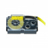 Casio XR-12YW1, 12mm x 8m black / yellow, compatible tape