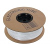 PVC round marking tube BA-30, 3 mm, 200 m, white