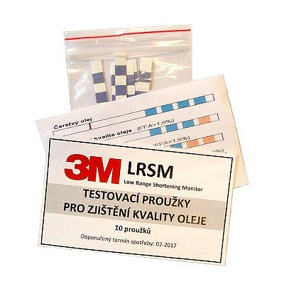 3M LRSM test strips for determining oil quality (10 strips/bag)