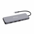 Verbatim 32153 USB-C Hub, Multiport Pro 13 Port, 6x USB-A, 2x USB-C, 2x HDMI, DP, RJ45, 3.5mm Jack audio, grey