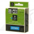 Dymo D1 45800, S0720820, 19mm x 7m, black text/clear tape, original tape