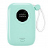 Powerton ENERGY PASTEL EDITION Power Bank 10000mAh, 2x USB-C, 22.5W, integrated cables, mint