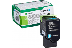 Lexmark C242XC0 cyan original toner