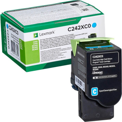 Lexmark C242XC0 cyan original toner