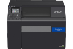 Epson ColorWorks C6500Ae (mk) C31CH77102MK, color label printer, cutter, disp., USB, Ethernet, black