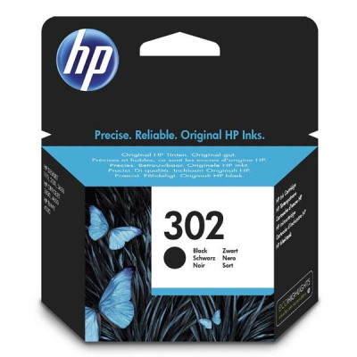 HP 302 F6U66AE black original ink cartridge