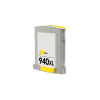 HP 940XL C4909A yellow compatible inkjet cartridge