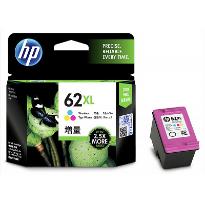 HP 62 XL C2P07AE color original cartridge, expired