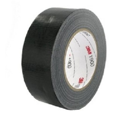 3M 1900 Textile tape universal, 50 mm x 50 m, black