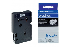 Brother TC-101, 12mm x 7,7m, black text / clear tape, original tape