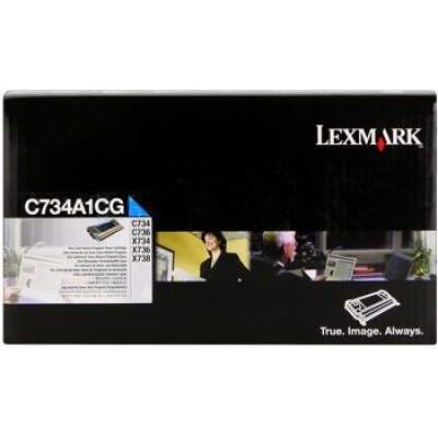 Lexmark C734A1CG cyan original toner