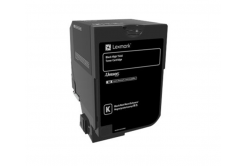 Lexmark 74C0H10 black original toner