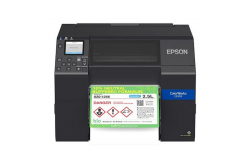 Epson ColorWorpc C6500Pe C31CH77202, color label printer, peeler, disp., USB, Ethernet, black