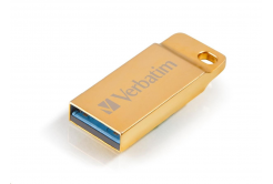 VERBATIM Flash Disk 16GB Metal Executive, USB 3.0, golden, metal