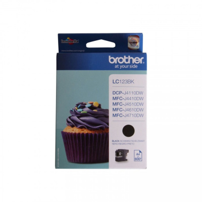 Brother LC-123BK black original ink cartridge