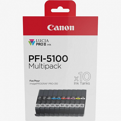 Canon PFI-5100 6951C009 color original ink cartridge set