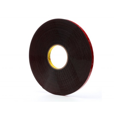 3M VHB 5952-F, 12 mm x 33 m, black double-sided adhesive acrylic tape, thickness 1,1 mm
