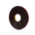 3M VHB 5952-F, 12 mm x 33 m, black double-sided adhesive acrylic tape, thickness 1,1 mm