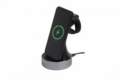 VERBATIM 2-in-1 Qi MFi Wireless Charger for Apple Watch WCS-01