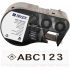 Brady M4C-1000-422 / 170734, 25.40 mm x 7.62 m, Polyester, black text / white tape