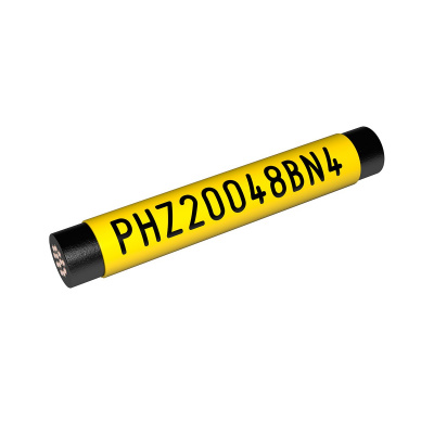 Partex PHZF20127BN4, flat, yellow 100 m, PHZ shrink tube certified