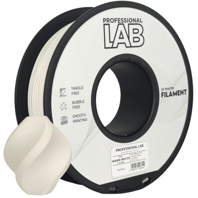 Professional Lab FG-P38-E1, 3D filament, PLA, 1.75mm, 1000g, White (Warm white)