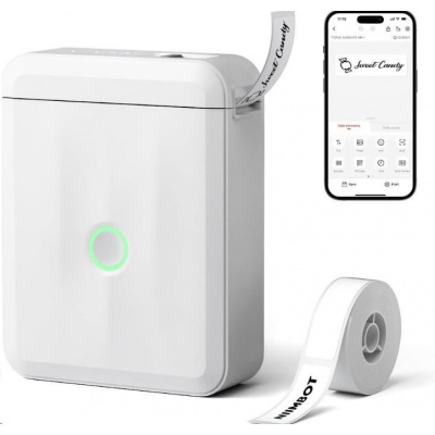 Niimbot D110-M Smart 1AA56011604, label maker, white + label roll