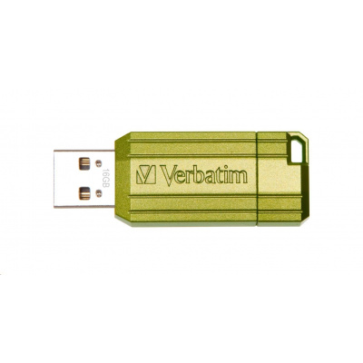 Verbatim 49070 Flash Drive Store 'n' Go, PinStripe, 16GB, eucalyptus green