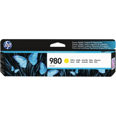 HP 980 D8J09A yellow original ink cartridge