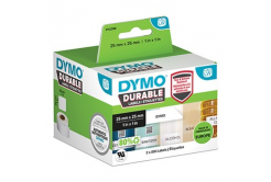 Dymo polypropylene labels 25mm x 25mm, white, multifunction, 2x850 pcs, 2112286