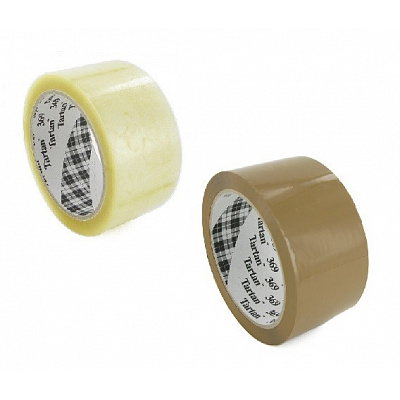3M 369 Packaging Tape 50 mm x 66 m 50 mm x 66 m transparent