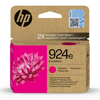 HP 924e 4K0U8NE#CE1 magenta original ink cartridge, expired