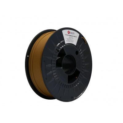 C-Tech 3DF-P-PLA1.75-WD 3D filament, PREMIUM LINE, PLA, 1,75mm, 1000g, Brown