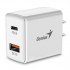 Genius 20W Power Adapter, 2 ports, USB-C, USB-A, PD-20AC