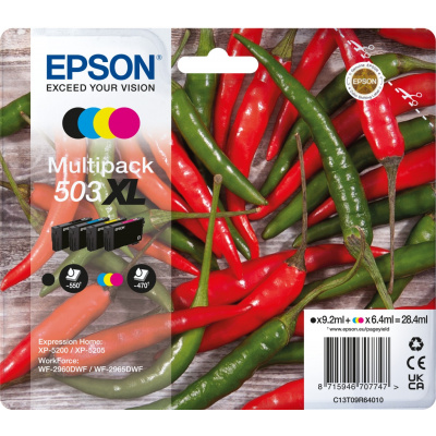 Epson 503XL T09R640 C13T09R64010 color (CMYK) multipack of original cartridges