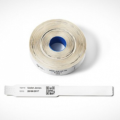 Brother BWEAB165IW wristbands for children, white