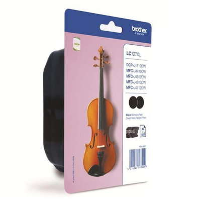 Brother LC-127XLBK 2pcs black original ink cartridge