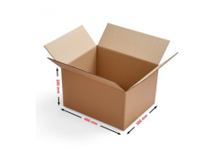 Kartonová krabice, hnědá, 400x300x200mm, 25 KS