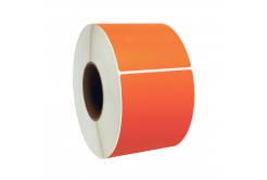 Self-adhesive labels 32x20 mm, 2000pcs, orange thermo, roll