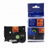 Compatible tape Brother TZ-B61/TZe-B61, signal 36mm x 8m, black text/orange tape